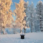 Кемпинг On The Banks Of The Ounasjoki River