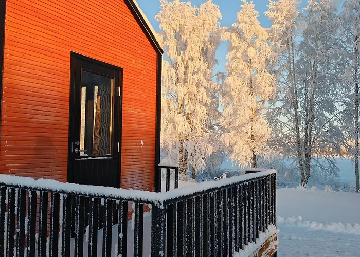 Camping On The Banks Of The Ounasjoki River Rovaniemi
