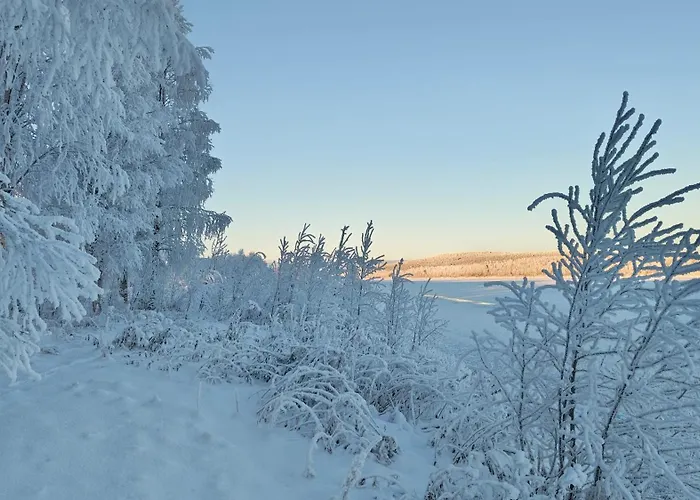 Camping On The Banks Of The Ounasjoki River